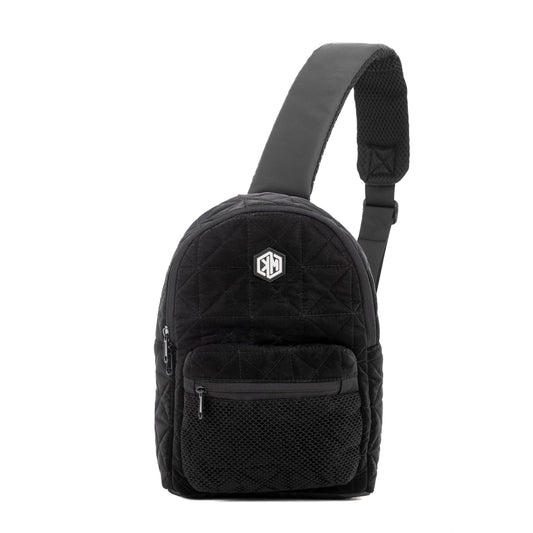 KM Signee Backpack Epic Edge Travel Mate (crossbody/sling backpack) - Black Metallic Epic Edge Travel Mate (crossbody/sling backpack) - Black Metallic