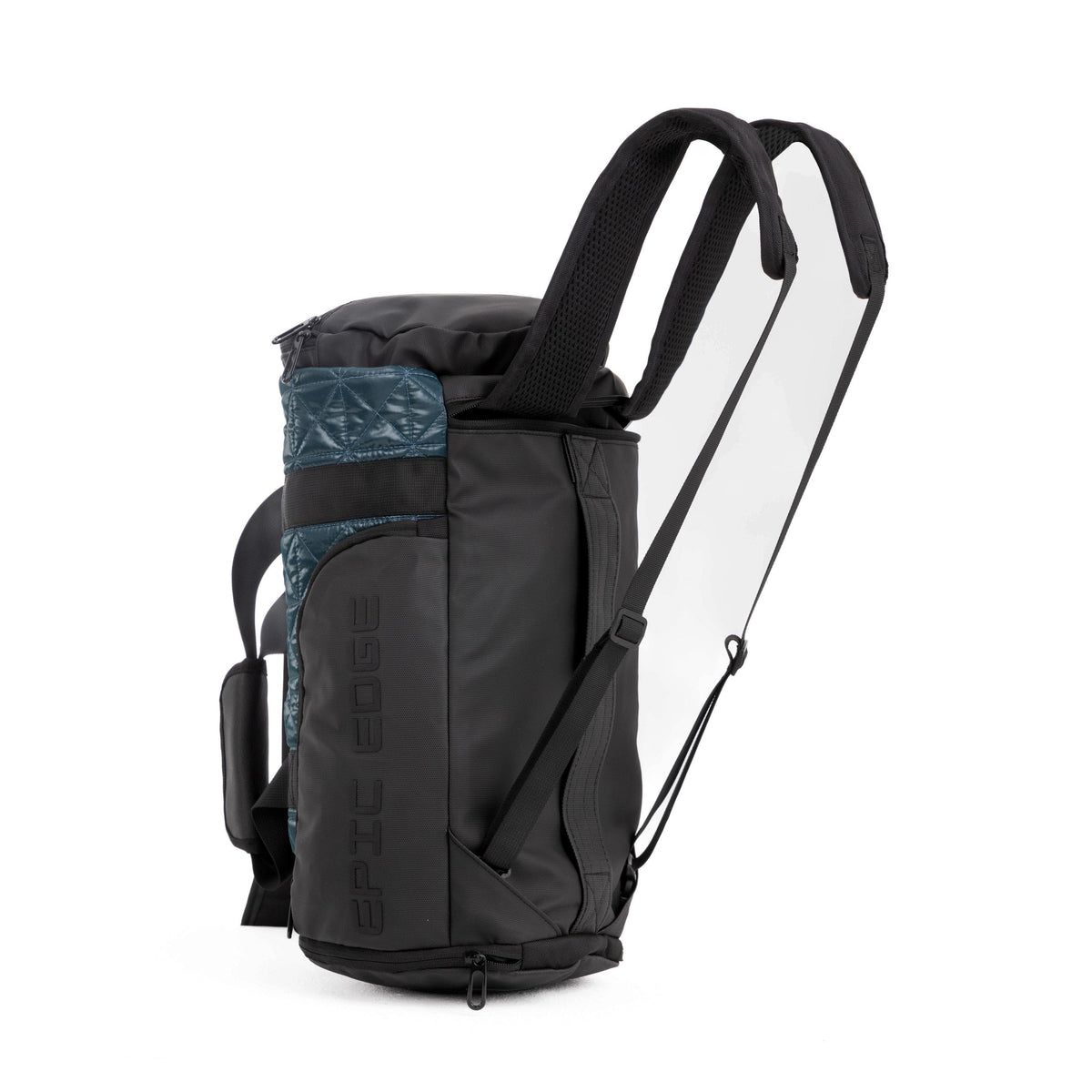 Blue Dianne LuxePorter 3-in-1 Sport & Travel Bag by KM Signee – convertible backpack, duffle and shoulder bag, image 8 of 14