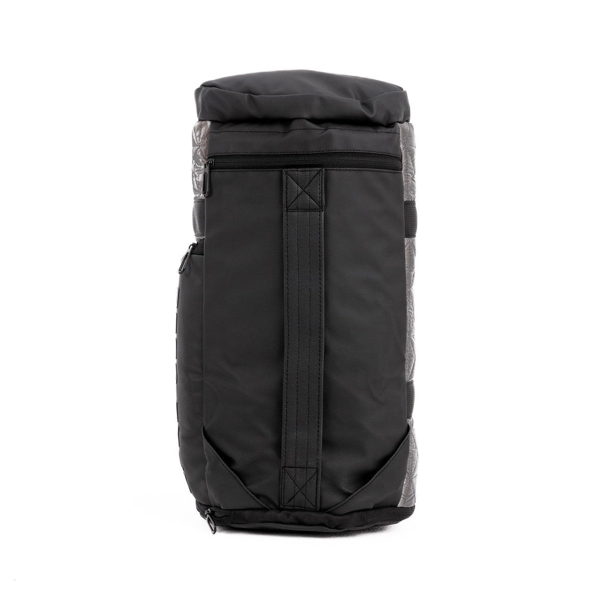 Metallic Grey LuxePorter 3-in-1 Sport & Travel Bag by KM Signee – convertible backpack, duffle and shoulder bag, image 11 of 16