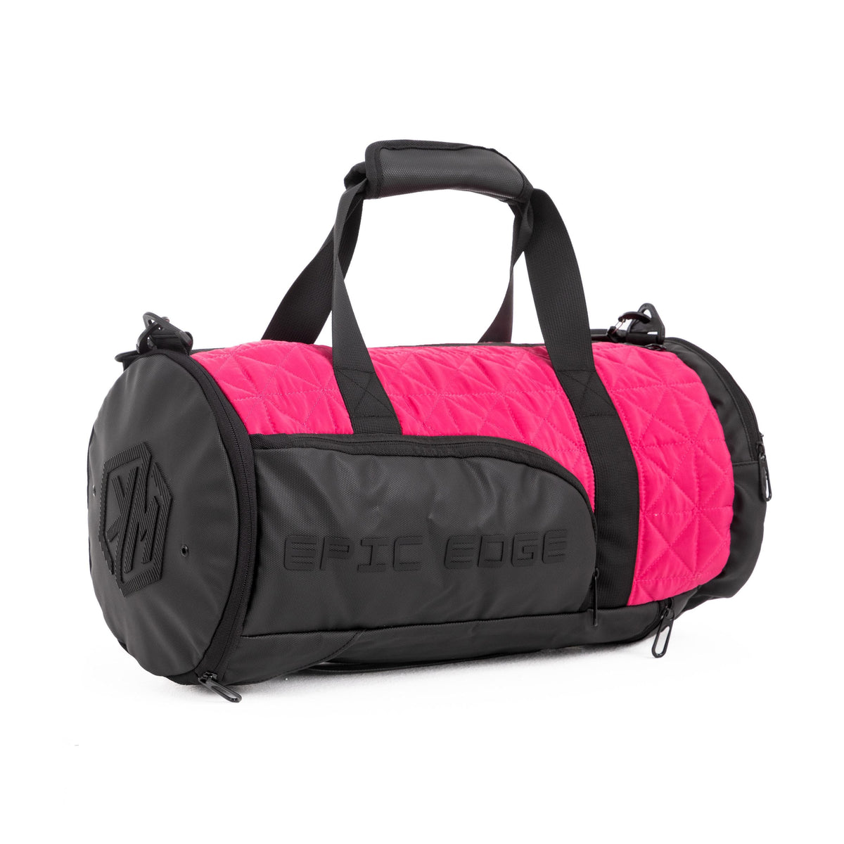 Pink LuxePorter 3-in-1 Sport & Travel Bag by KM Signee – convertible backpack, duffle and shoulder bag, image 2 of 17