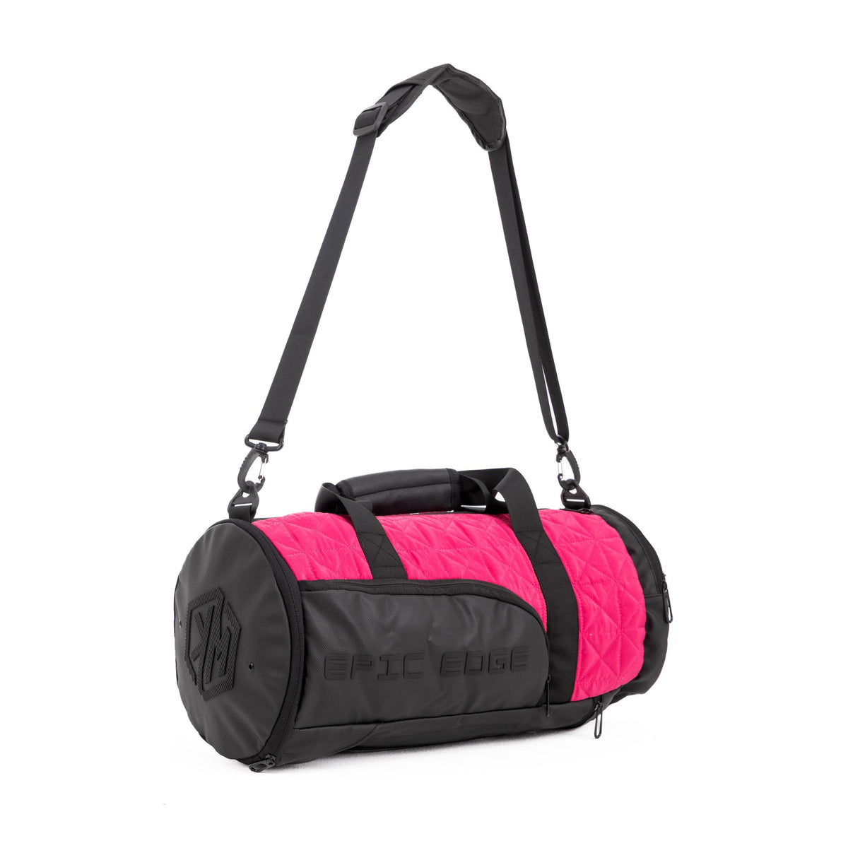 Pink LuxePorter 3-in-1 Sport & Travel Bag by KM Signee – convertible backpack, duffle and shoulder bag, image 4 of 17