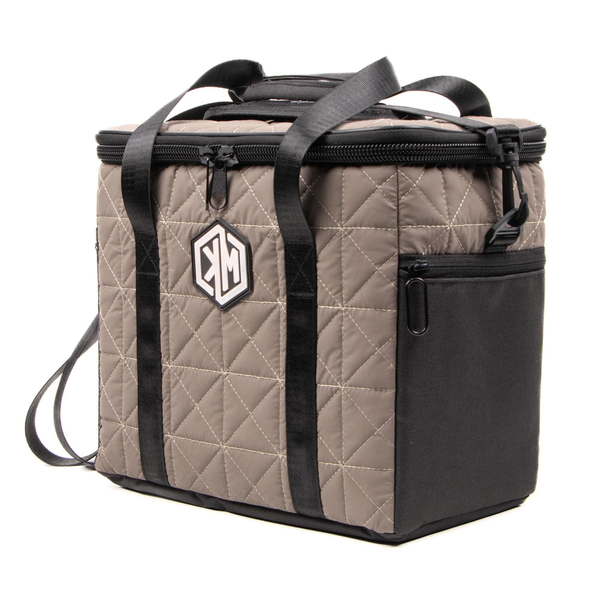 Hazelnut Silk Thermal Bag by KM Signee – insulated hot and cold lunch bag, image 4 of 12