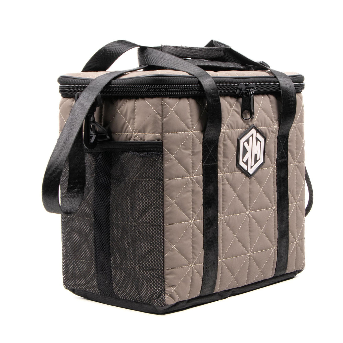 Hazelnut Silk Thermal Bag by KM Signee – insulated hot and cold lunch bag, image 2 of 12