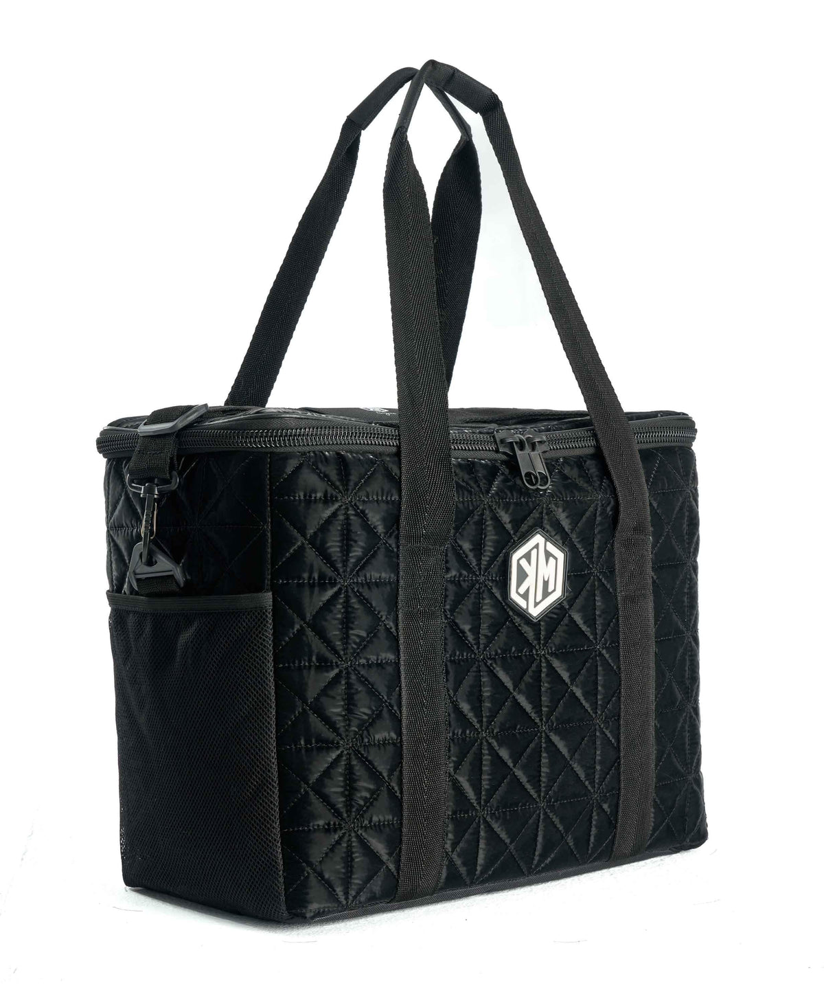 Onyx Black Thermal Bag by KM Signee – insulated hot and cold lunch bag, image 2 of 13