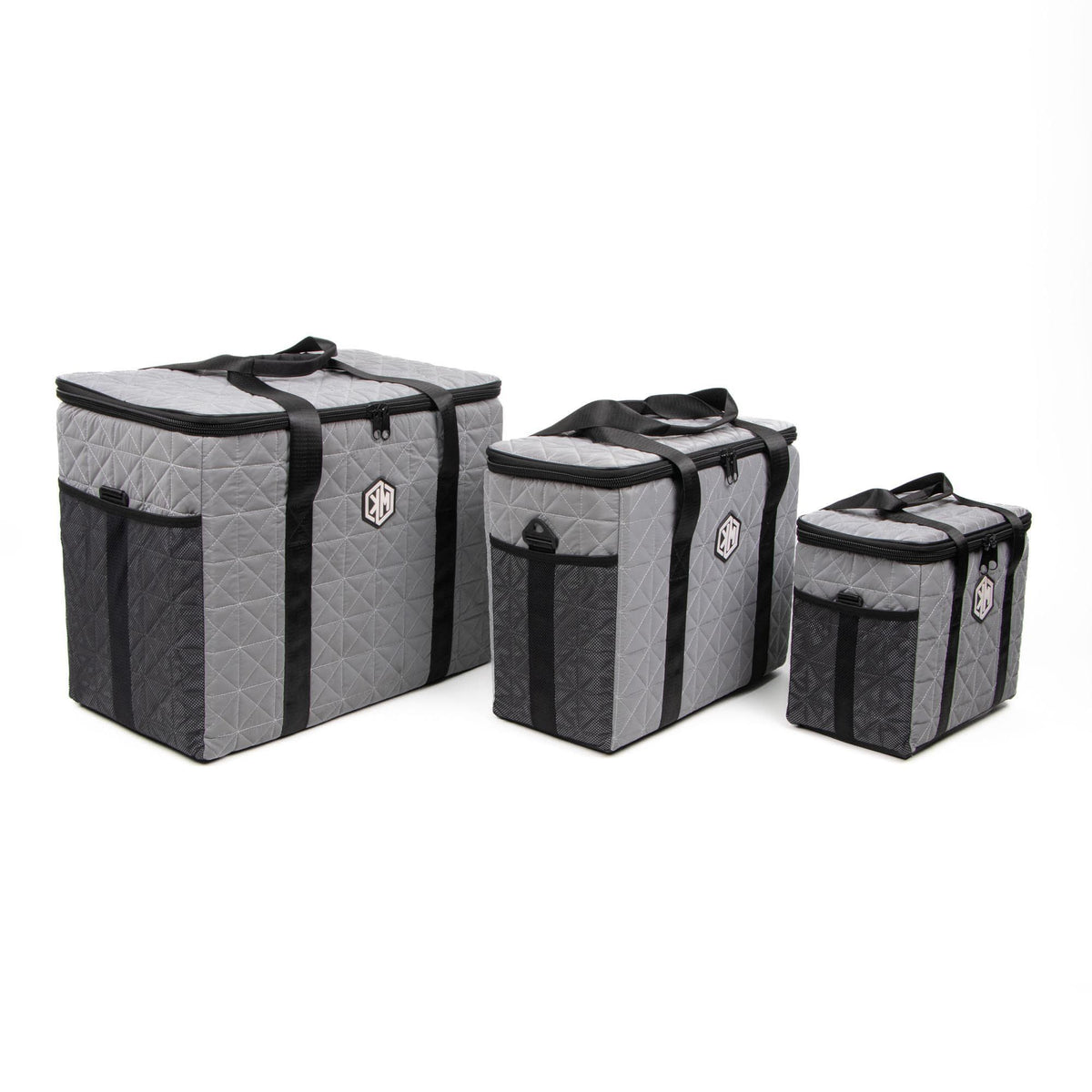 Steel Grey Thermal Bag by KM Signee – insulated hot and cold lunch bag, image 8 of 8