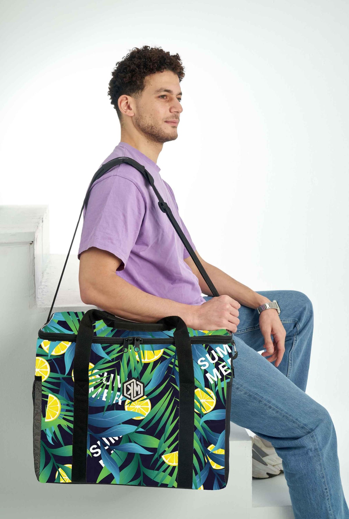 Lemon Slices print thermal bag by KM Signee - photo 5