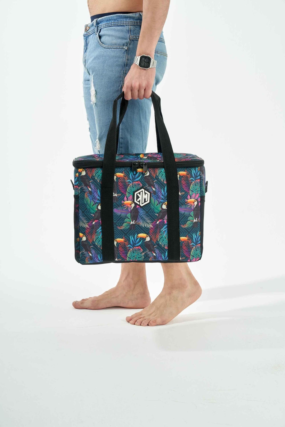 Toucans Thermal Bag by KM Signee – insulated hot and cold lunch bag, image 5 of 11