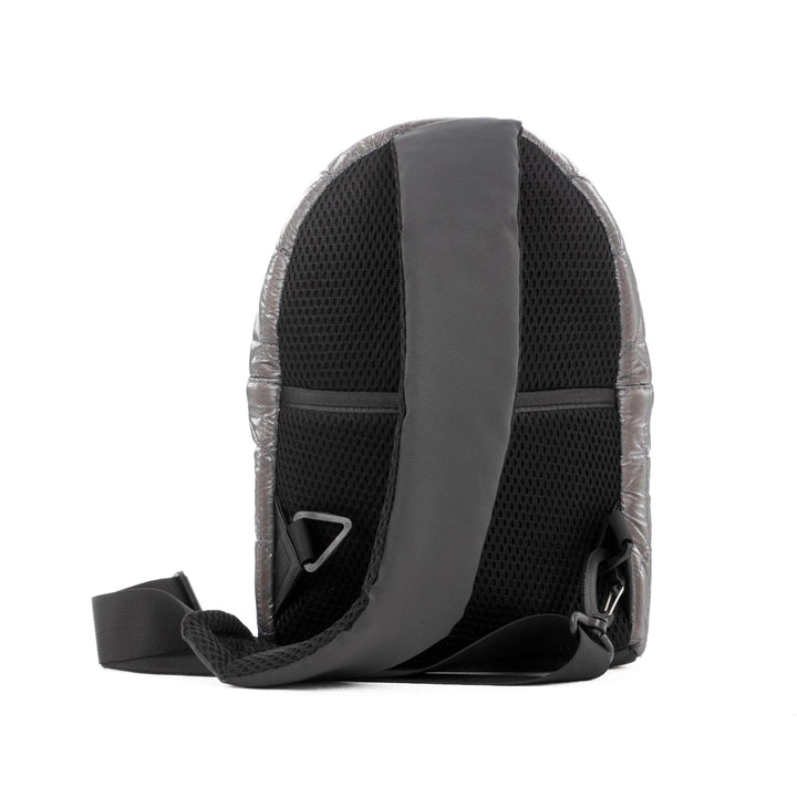 KM Signee Backpack Epic Edge Travel Mate (crossbody/sling backpack) - Metallic Grey