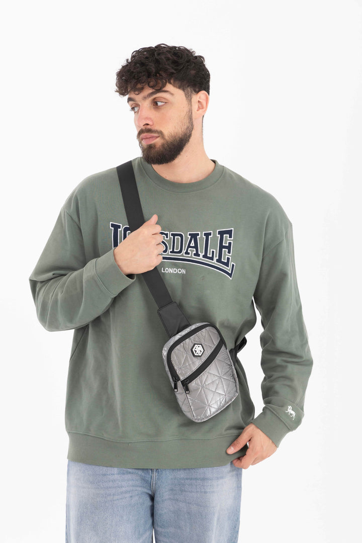 KM Signee Backpack Grey Epic Edge Travel Mini Sling – Compact. Stylish. Everyday Essential