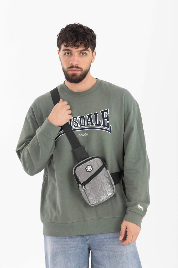 KM Signee Backpack Grey Epic Edge Travel Mini Sling – Compact. Stylish. Everyday Essential