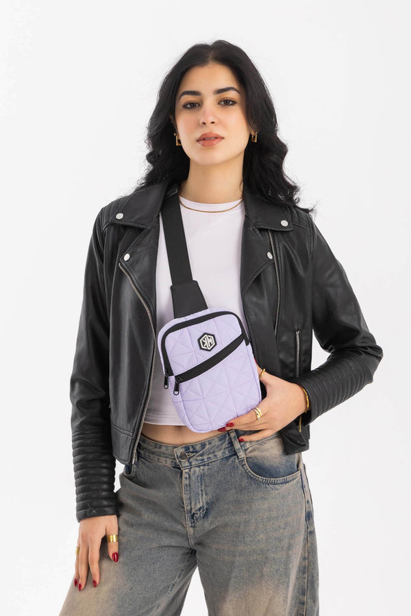 KM Signee Backpack Lavander Lilac Epic Edge Travel Mini Sling – Compact. Stylish. Everyday Essential
