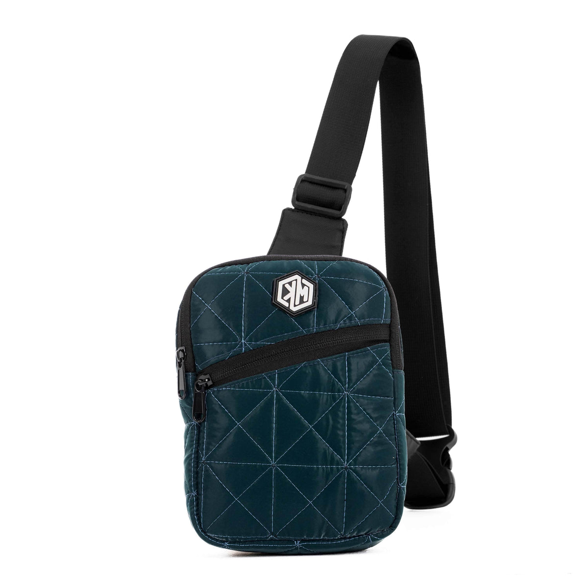 Petrol Travel Mini Sling Crossbody Bag by KM Signee – compact anti-theft crossbody bag, image 2 of 4
