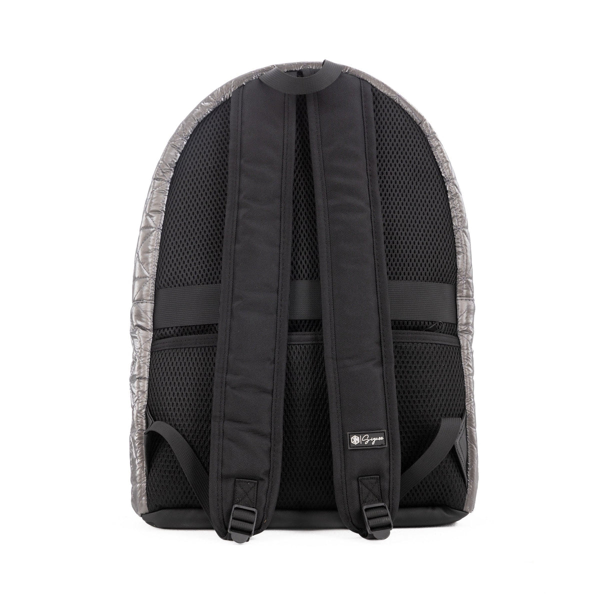 VoyagePorter Travel Backpack – Grey by KM Signee – quilted lifestyle and travel backpack, image 4 of 6