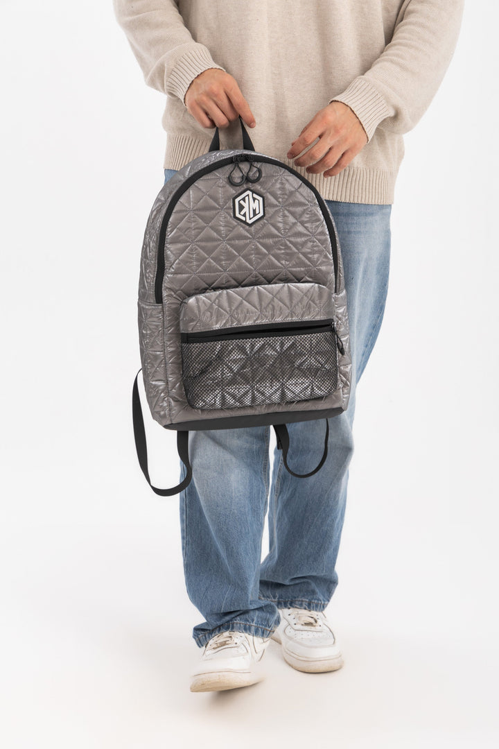 KM Signee Backpack VoyagePorter – Epic Edge Lifestyle & Travel Backpack (Grey)