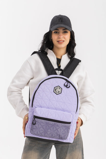 VoyagePorter Travel Backpack – Lavender Lilac by KM Signee – quilted lifestyle and travel backpack, image 5 of 7