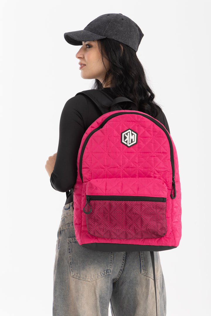 KM Signee Backpack VoyagePorter – Epic Edge Lifestyle & Travel Backpack (Rosy-pink)
