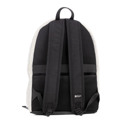 VoyagePorter Travel Backpack – White by KM Signee – quilted lifestyle and travel backpack, image 5 of 7