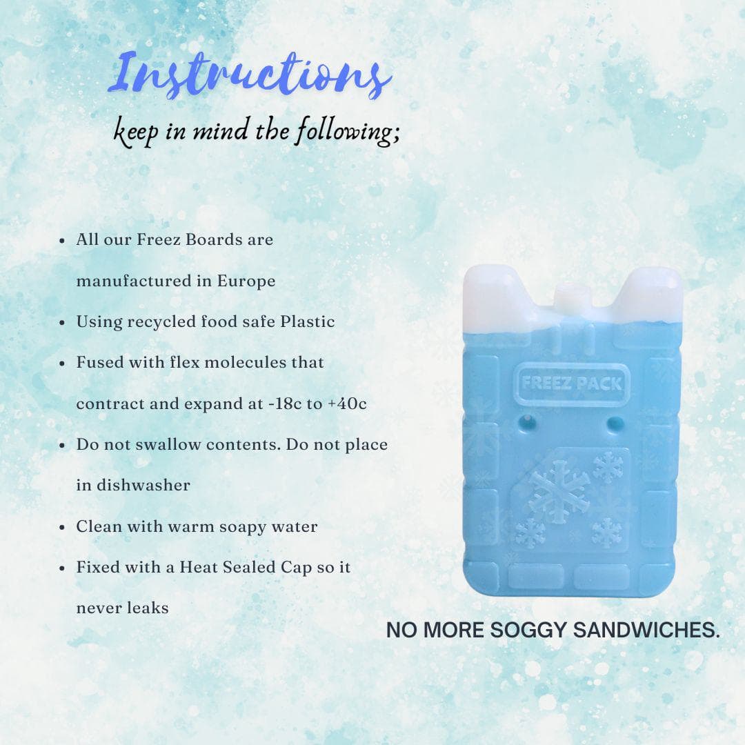 BlueGuard 500ml Gel Freeze Board by KM Signee – reusable gel ice pack for cooler and lunch bags, image 6 of 11