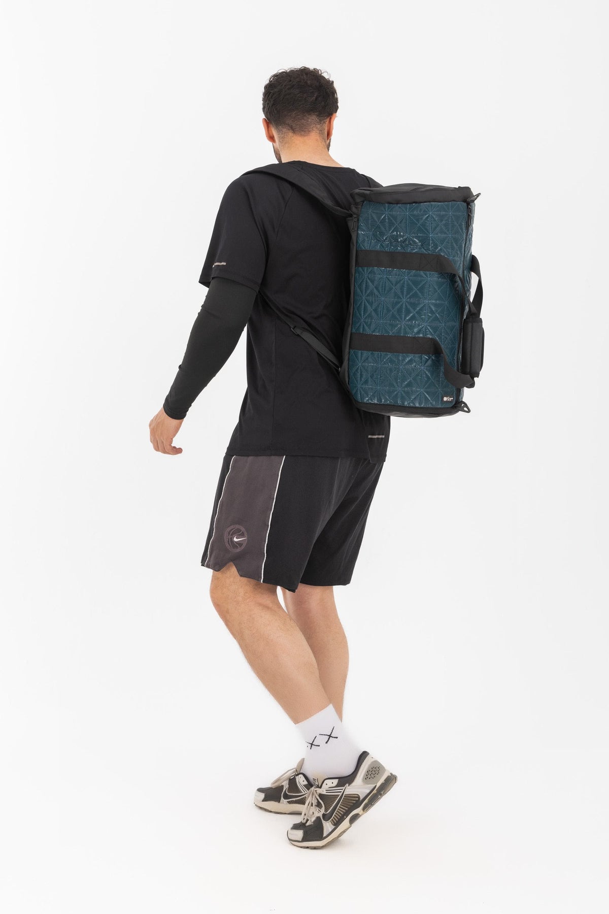 Blue Dianne LuxePorter 3-in-1 Sport & Travel Bag by KM Signee – convertible backpack, duffle and shoulder bag, image 5 of 14