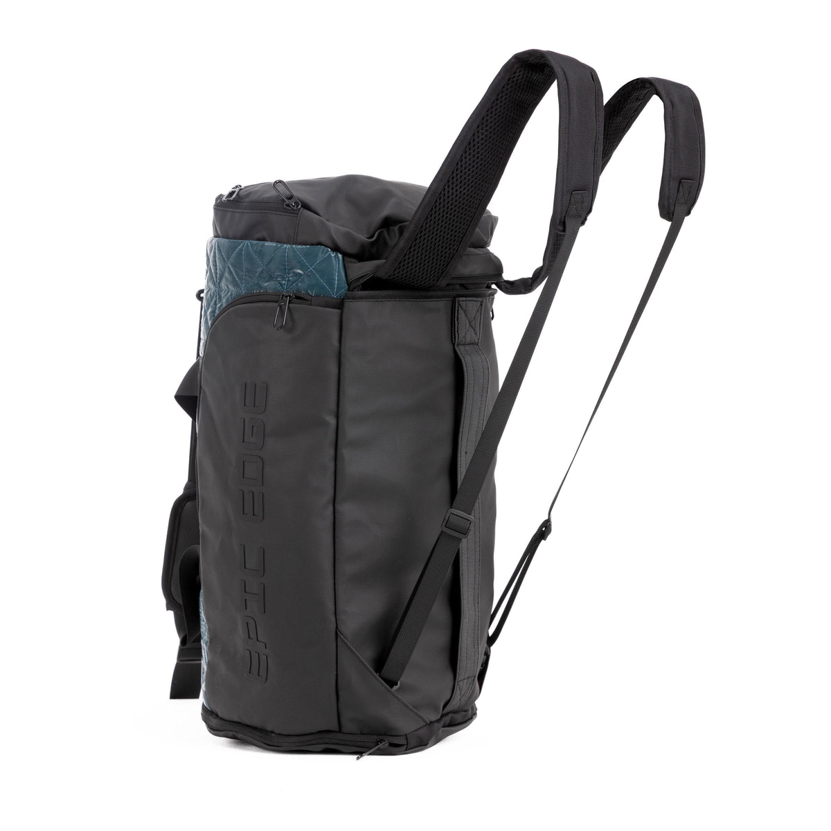 Blue Dianne LuxePorter 3-in-1 Sport & Travel Bag by KM Signee – convertible backpack, duffle and shoulder bag, image 3 of 14