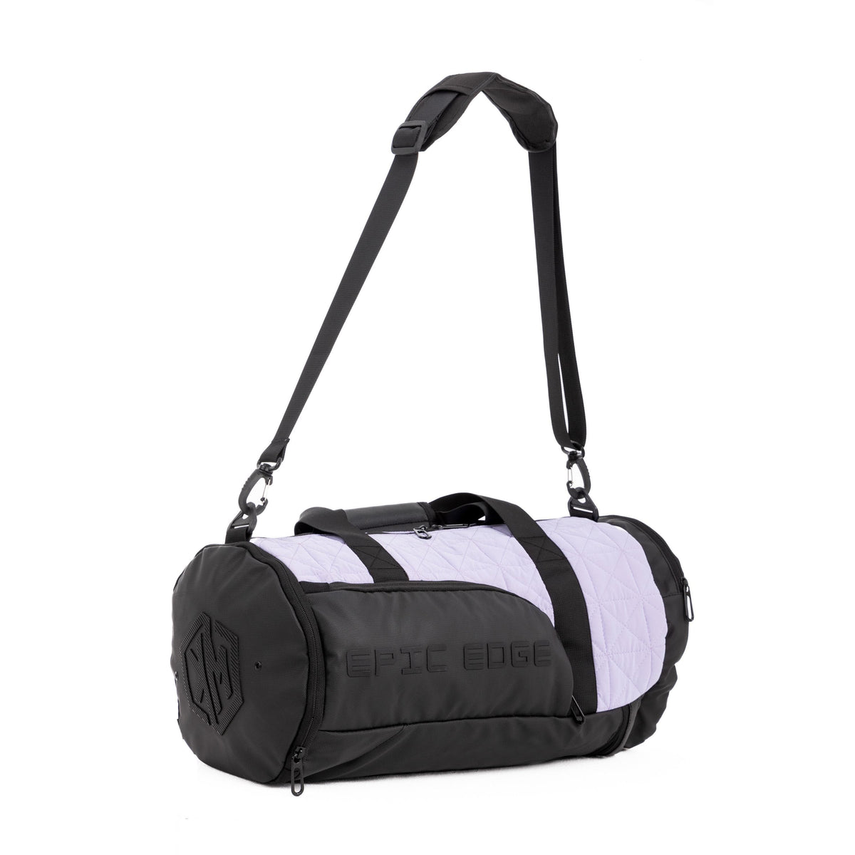 Lavender Lilac LuxePorter 3-in-1 Sport & Travel Bag by KM Signee – convertible backpack, duffle and shoulder bag, image 10 of 16