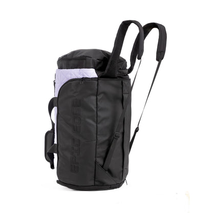 Lavender Lilac LuxePorter 3-in-1 Sport & Travel Bag by KM Signee – convertible backpack, duffle and shoulder bag, image 11 of 16