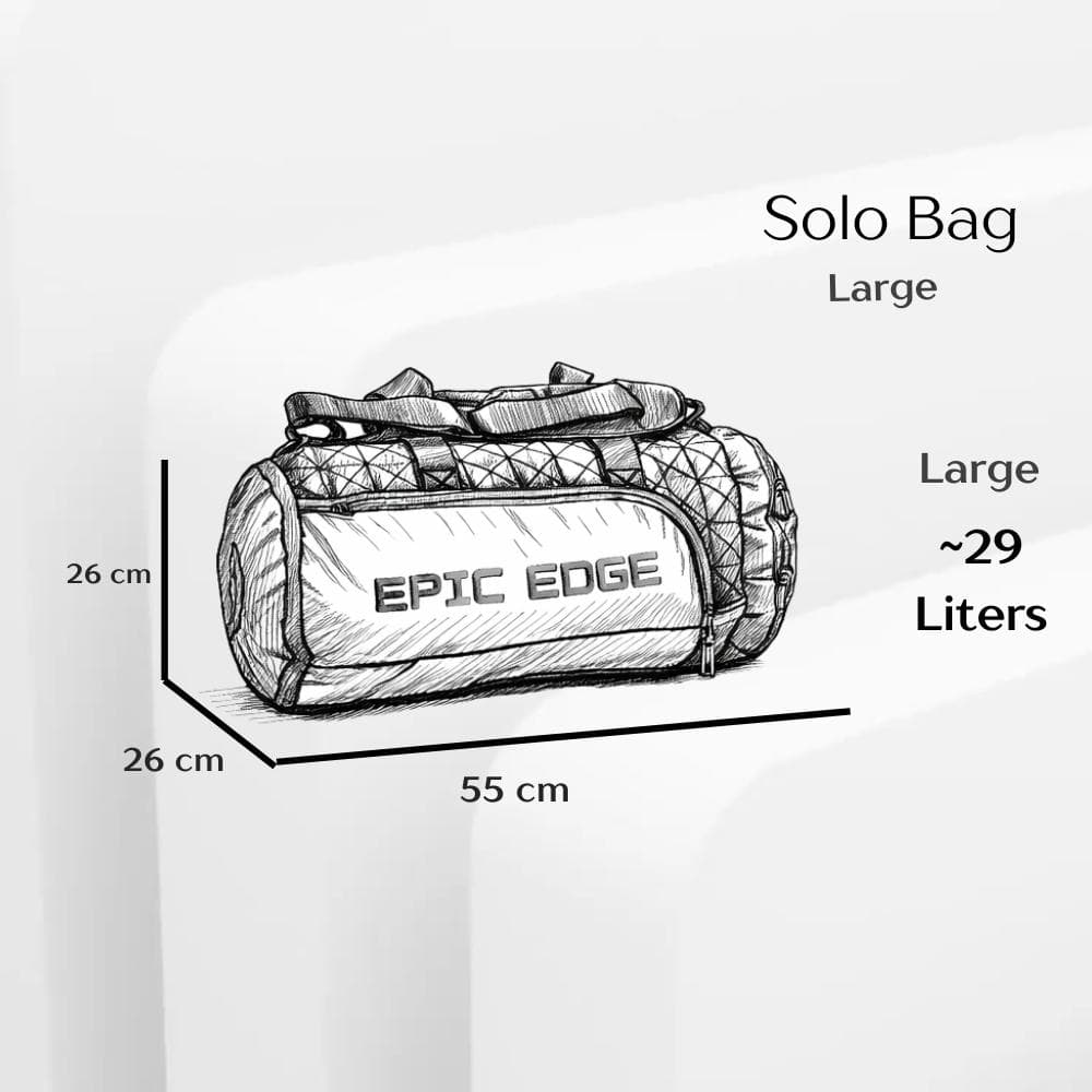 Metallic Black LuxePorter 3-in-1 Sport & Travel Bag by KM Signee – convertible backpack, duffle and shoulder bag, image 18 of 21