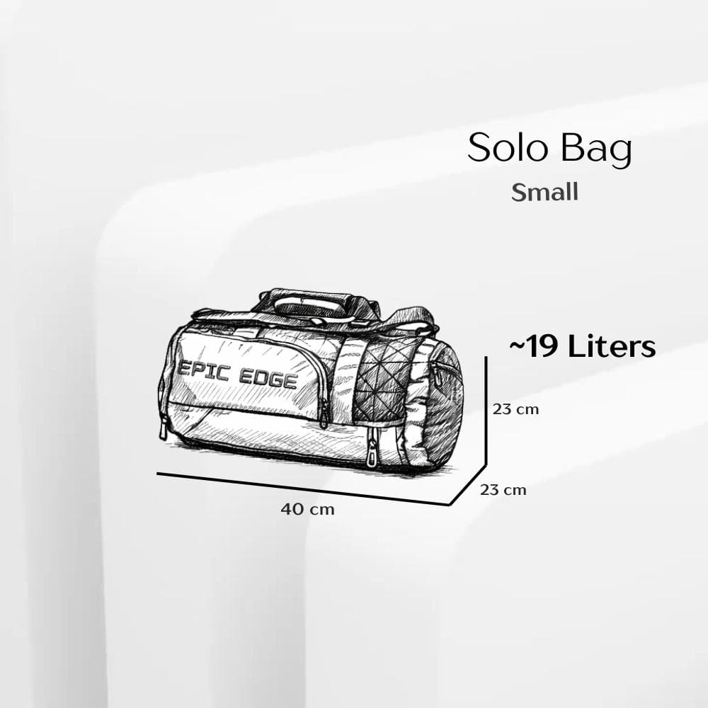 Metallic Black LuxePorter 3-in-1 Sport & Travel Bag by KM Signee – convertible backpack, duffle and shoulder bag, image 17 of 21