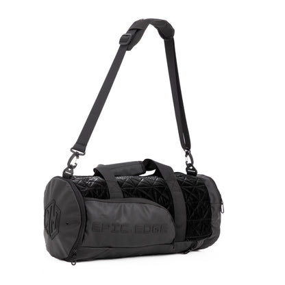 Metallic Black LuxePorter 3-in-1 Sport & Travel Bag by KM Signee – convertible backpack, duffle and shoulder bag, image 15 of 21