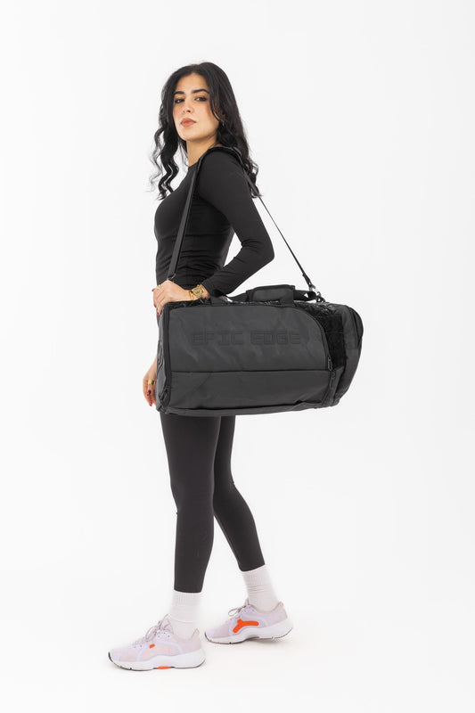 KM Signee Gym Bag Metalic Black LuxePorter™  3-in-1 Sport & Travel Bag Metalic Black LuxePorter™  3-in-1 Sport & Travel Bag