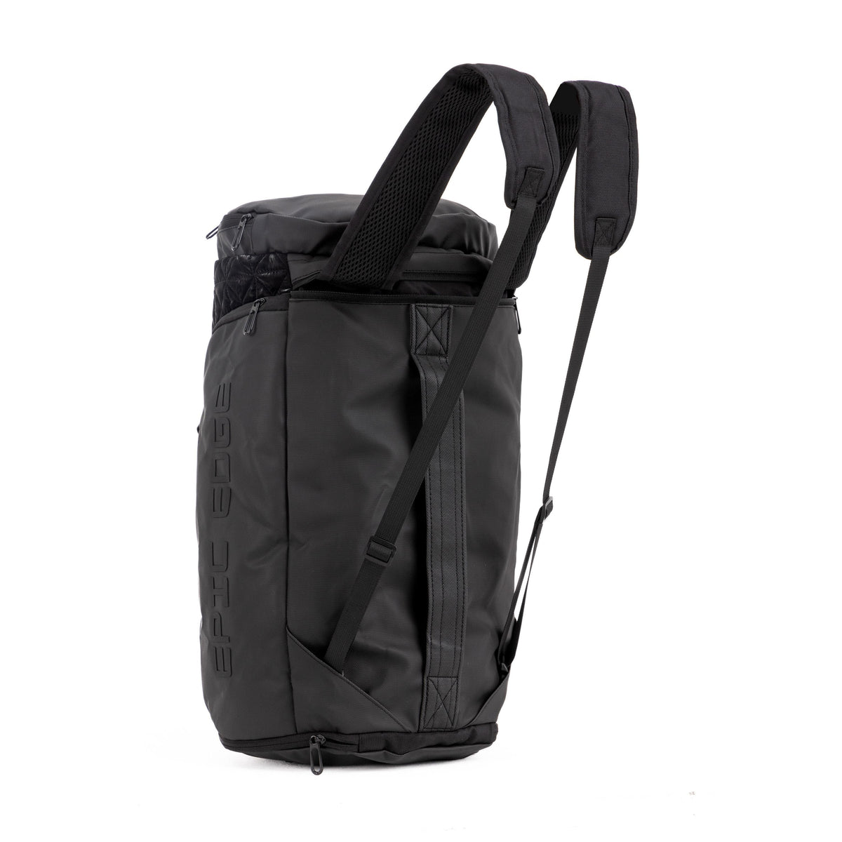 Metallic Black LuxePorter 3-in-1 Sport & Travel Bag by KM Signee – convertible backpack, duffle and shoulder bag, image 2 of 21