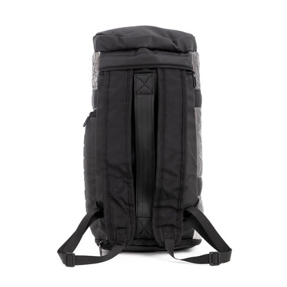 Metallic Grey LuxePorter 3-in-1 Sport & Travel Bag by KM Signee – convertible backpack, duffle and shoulder bag, image 5 of 16