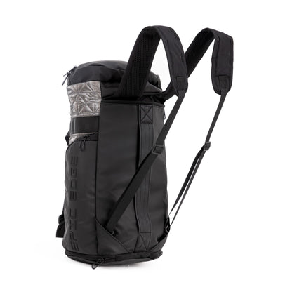 Metallic Grey LuxePorter 3-in-1 Sport & Travel Bag by KM Signee – convertible backpack, duffle and shoulder bag, image 9 of 16