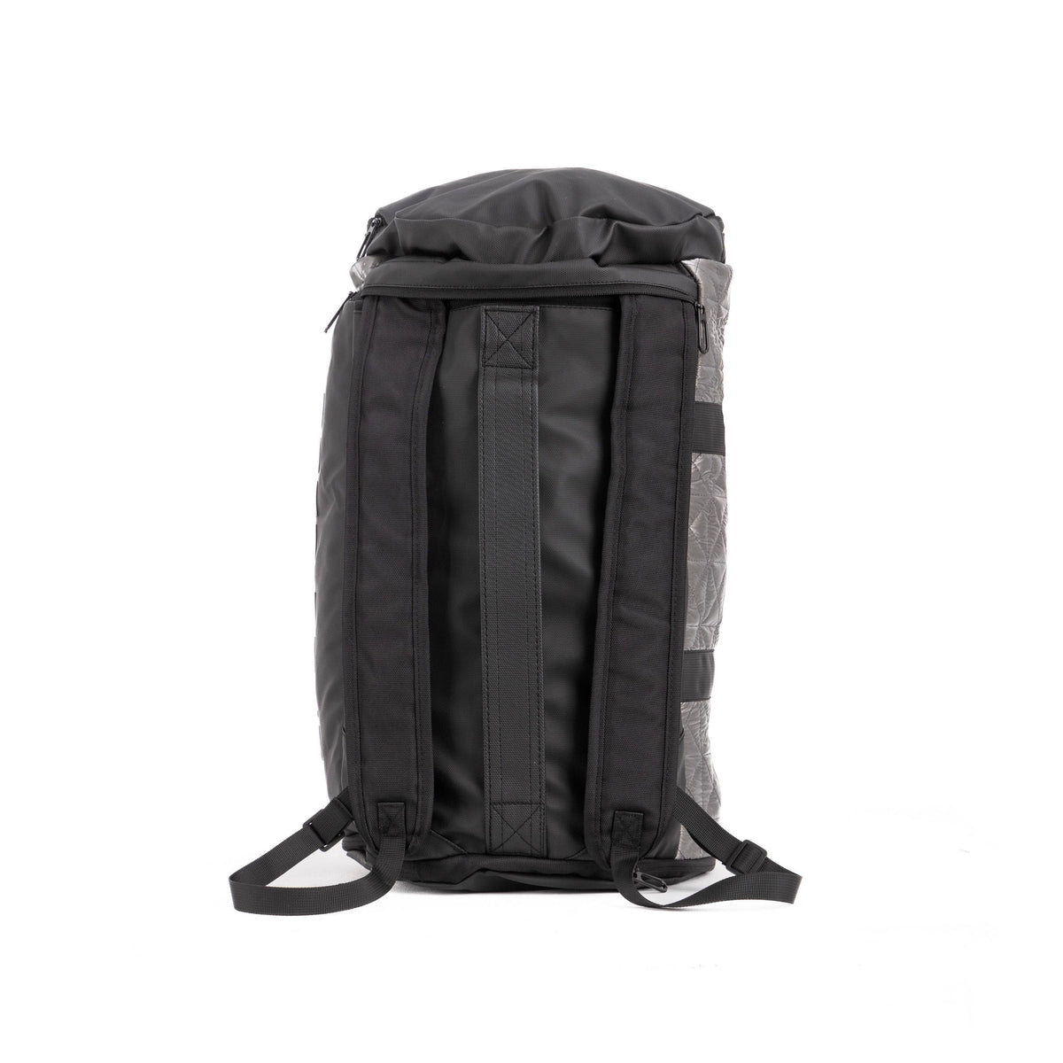 Metallic Grey LuxePorter 3-in-1 Sport & Travel Bag by KM Signee – convertible backpack, duffle and shoulder bag, image 12 of 16