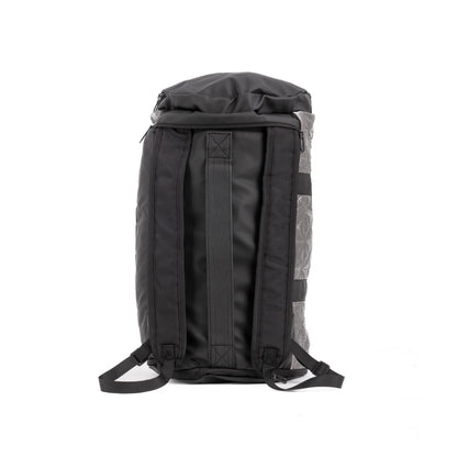 Metallic Grey LuxePorter 3-in-1 Sport & Travel Bag by KM Signee – convertible backpack, duffle and shoulder bag, image 12 of 16