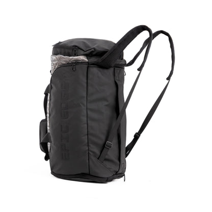 Metallic Grey LuxePorter 3-in-1 Sport & Travel Bag by KM Signee – convertible backpack, duffle and shoulder bag, image 4 of 16