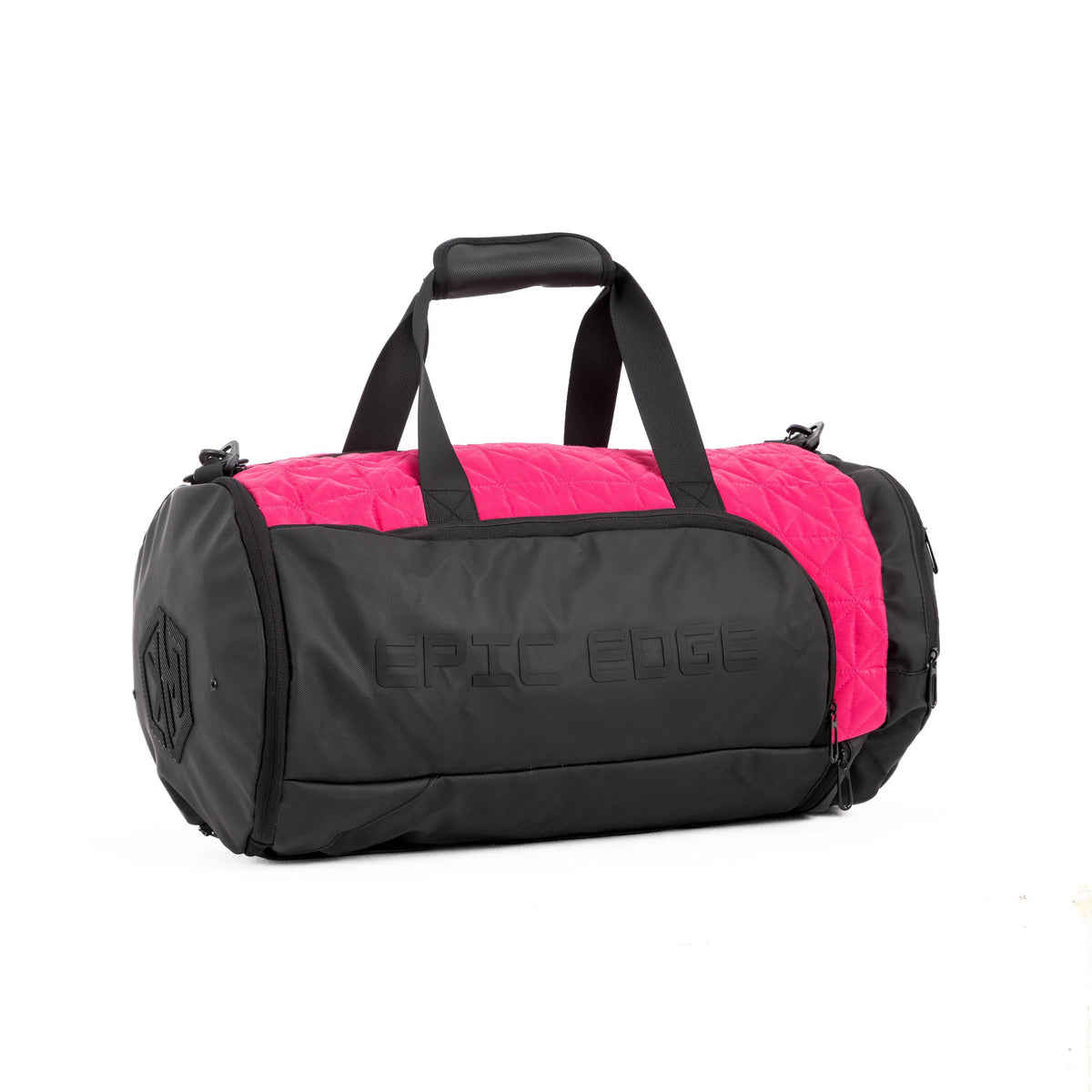 Pink LuxePorter 3-in-1 Sport & Travel Bag by KM Signee – convertible backpack, duffle and shoulder bag, image 8 of 17