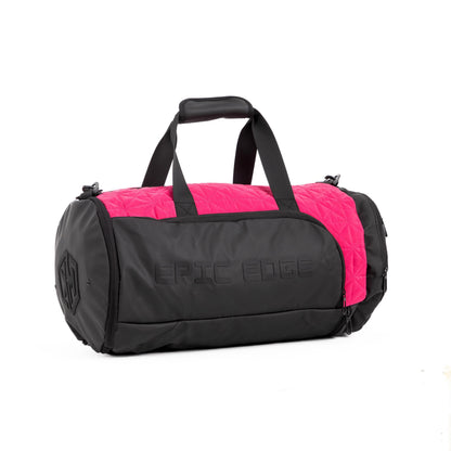 Pink LuxePorter 3-in-1 Sport & Travel Bag by KM Signee – convertible backpack, duffle and shoulder bag, image 8 of 17