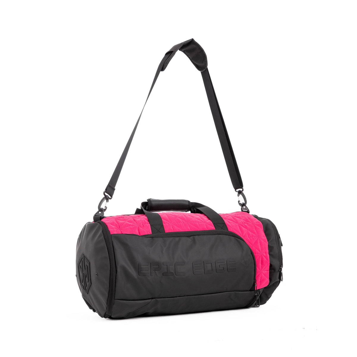 Pink LuxePorter 3-in-1 Sport & Travel Bag by KM Signee – convertible backpack, duffle and shoulder bag, image 7 of 17