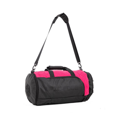 Pink LuxePorter 3-in-1 Sport & Travel Bag by KM Signee – convertible backpack, duffle and shoulder bag, image 7 of 17