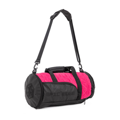 Pink LuxePorter 3-in-1 Sport & Travel Bag by KM Signee – convertible backpack, duffle and shoulder bag, image 4 of 17