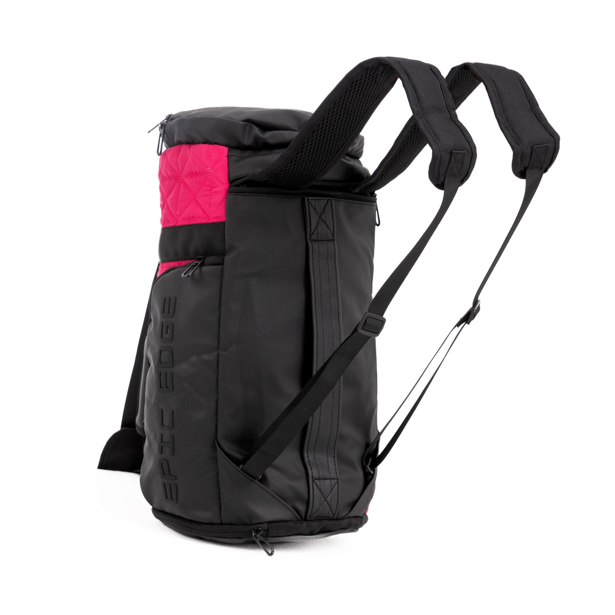 Pink LuxePorter 3-in-1 Sport & Travel Bag by KM Signee – convertible backpack, duffle and shoulder bag, image 3 of 17