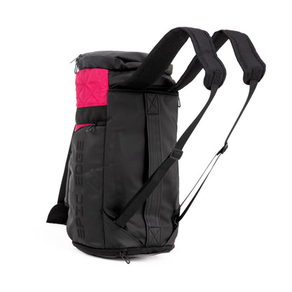 Pink LuxePorter 3-in-1 Sport & Travel Bag by KM Signee – convertible backpack, duffle and shoulder bag, image 3 of 17