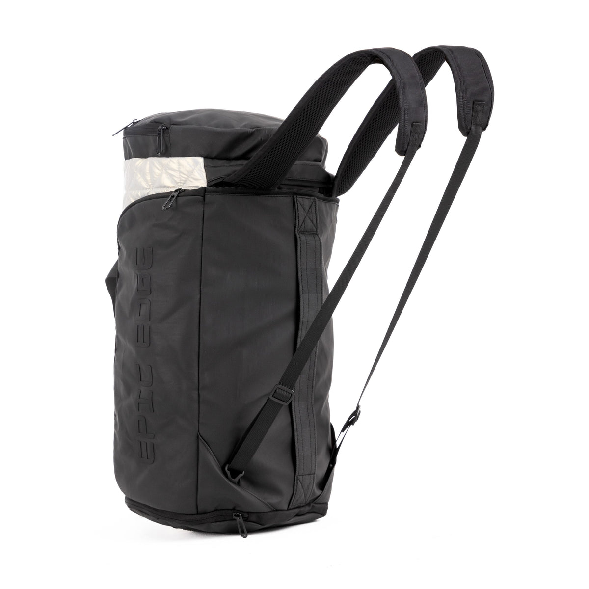 White Pearls LuxePorter 3-in-1 Sport & Travel Bag by KM Signee – convertible backpack, duffle and shoulder bag, image 3 of 16