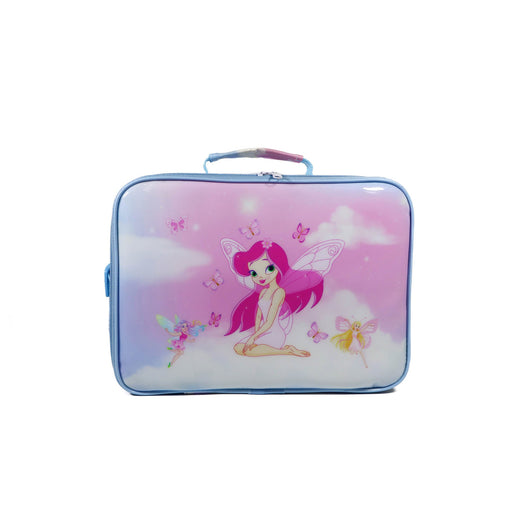 KM Signee Lunch bag Fairy Princess Lunch Bag & Pencil Case Set for Kids, 7 Liter