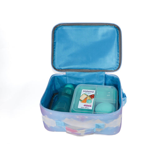 KM Signee Lunch bag Fairy Princess Lunch Bag & Pencil Case Set for Kids, 7 Liter