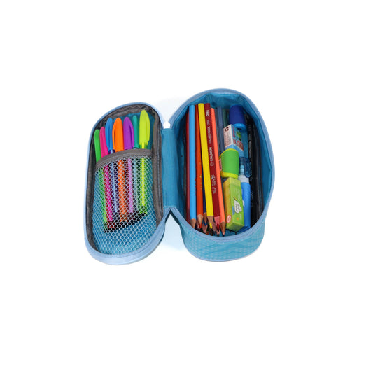 KM Signee Lunch bag Super Heros Lunch Bag & Pencil Case Set for Kids, 7 Liter