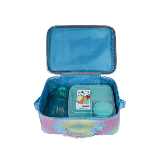 KM Signee Lunch bag Unicorn Lunch Bag & Pencil Case Set for Kids, 7 Liter