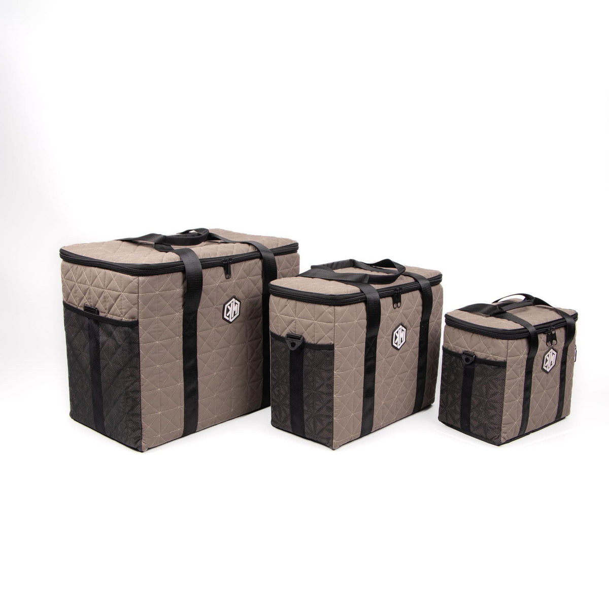 Hazelnut Silk Thermal Bag by KM Signee – insulated hot and cold lunch bag, image 10 of 12