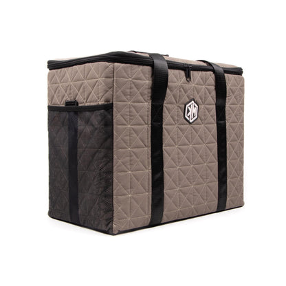 Hazelnut Silk Thermal Bag by KM Signee – insulated hot and cold lunch bag, image 8 of 12